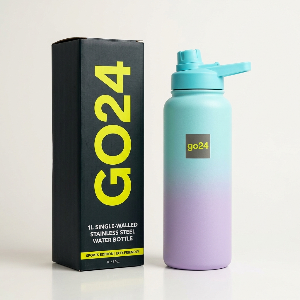 Go24 Stainless Steel Water Bottle